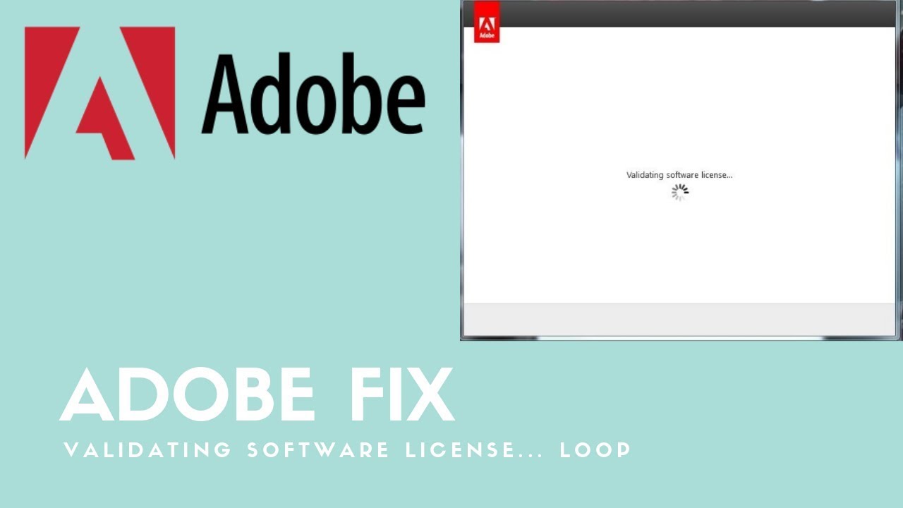 Validating Software License Adobe Loop Mac